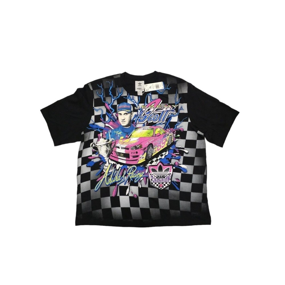 Adidas Jeremy Scott Shirt JS Rally Nascar Inspired Men's Size XL HG6512